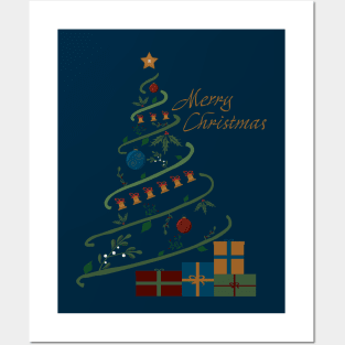 Christmas Tree Posters and Art